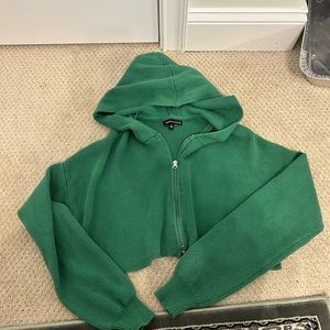 Green Zip Up PacSun